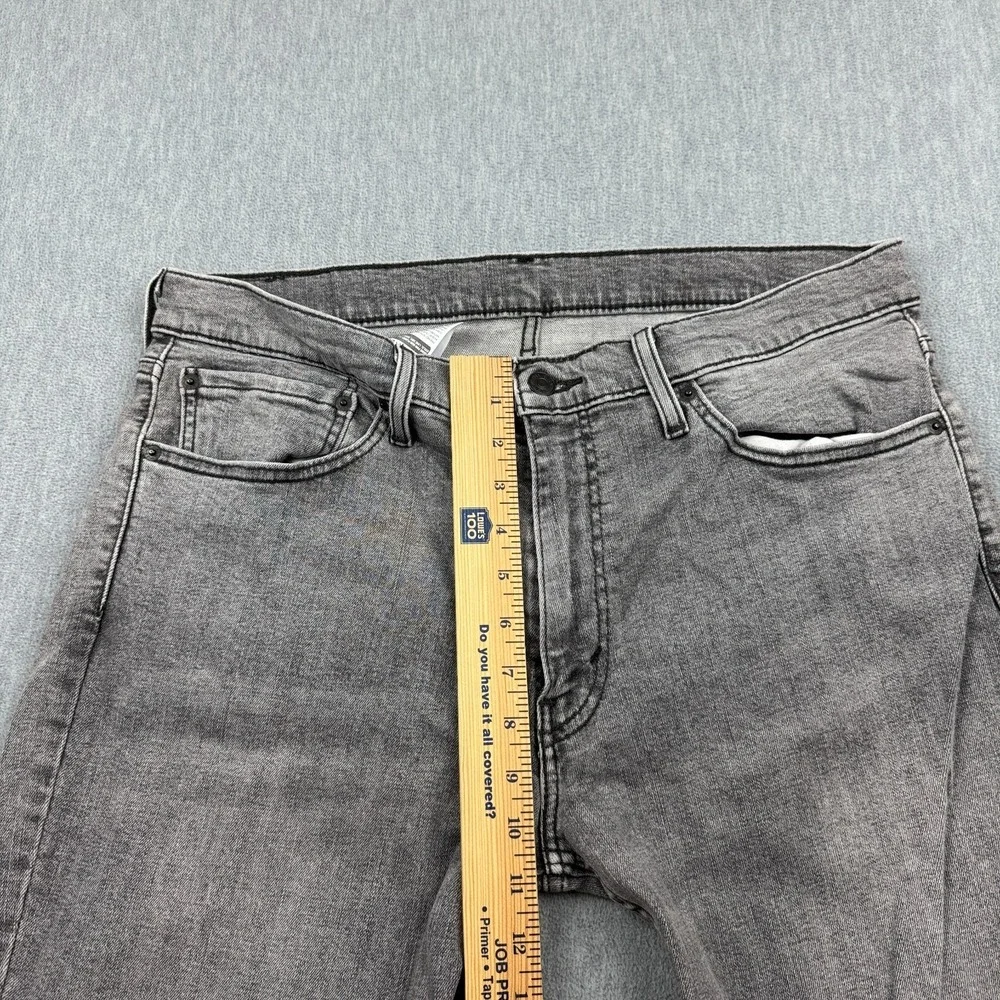 Levis 511 Jeans Mens 36x30 Gray Slim Fit Utility Straight Denim Pants Workwear